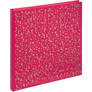 Exacompta 386E Guestbook 140 pages 21x19cm Raspberry...