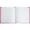 Exacompta 386E Guestbook 140 pages 21x19cm Raspberry coloured Plum Gold trim