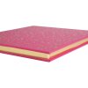 Exacompta 386E Guestbook 140 pages 21x19cm Raspberry coloured Plum Gold trim