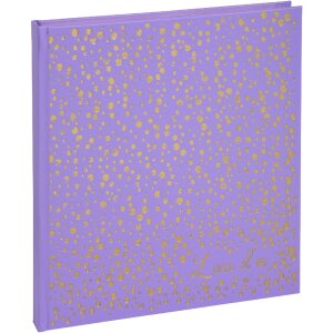 Exacompta Guestbook 140 pages Plum Violet 21x19cm Golden...