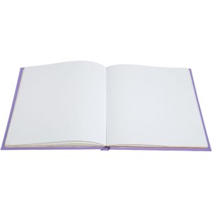 Exacompta Guestbook 140 pages Plum Violet 21x19cm Golden dots