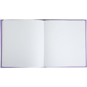 Exacompta Guestbook 140 pages Plum Violet 21x19cm Golden dots