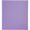 Exacompta Guestbook 140 pages Plum Violet 21x19cm Golden dots