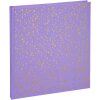 Exacompta Guestbook 140 pages Plum Violet 21x19cm Golden dots