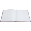 Exacompta Guestbook 140 pages Plum Violet 21x19cm Golden dots