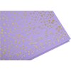 Exacompta Guestbook 140 pages Plum Violet 21x19cm Golden dots