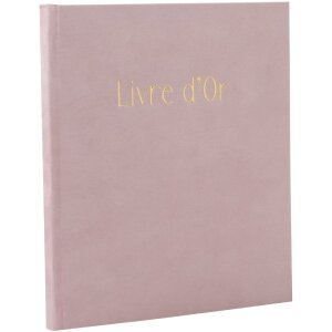 Exacompta guestbook 388E 140 pages gold edge Skandi Nude...