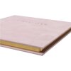 Exacompta guestbook 388E 140 pages gold edge Skandi Nude 21x19 cm