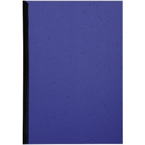 Exacompta 2790C Leather embossed cover A4 270g dark blue...