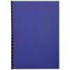 Exacompta 2790C Leather embossed cover A4 270g dark blue 100 pieces