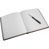 Exacompta 4711E Guestbook Alpillez black 70 sheets 26x22 cm portrait format leather