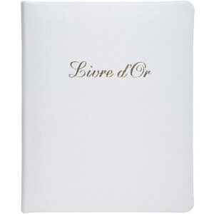 Exacompta Alpillez guest book 26x22 cm 70 sheets portrait...