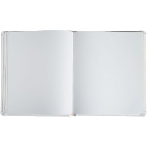 Exacompta Alpillez guest book 26x22 cm 70 sheets portrait format leather white