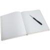 Exacompta Alpillez guest book 26x22 cm 70 sheets portrait format leather white