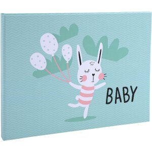 Exacompta photo book baby 30 pages white 28,5x22 cm green...