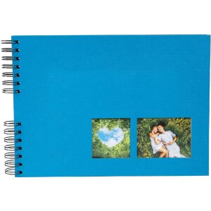 Exacompta spiral photo album MILANO Blue 32x22 cm 50...