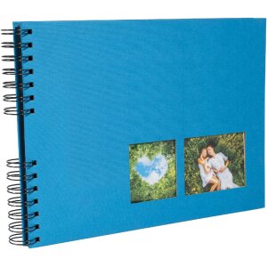 Exacompta spiral photo album MILANO Blue 32x22 cm 50...