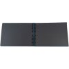 Exacompta spiral photo album MILANO Blue 32x22 cm 50 black pages 250g/m²