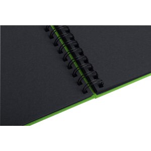 Exacompta photo album Musicart Green 50 black pages 23x16 cm