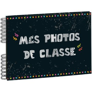 Exacompta spiral album 50 black pages for class photos...