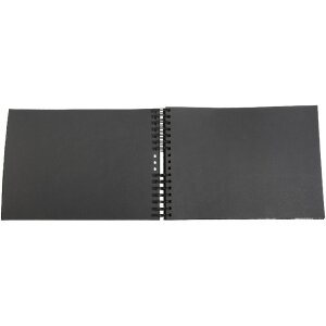 Exacompta spiral album 50 black pages for class photos 32x22 cm motif