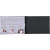 Exacompta spiral album 50 black pages for class photos 32x22 cm motif