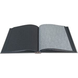 Exacompta photo album MILANO grey 29x32 cm 60 black pages