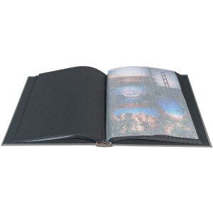 Exacompta photo album MILANO grey 29x32 cm 60 black pages