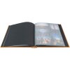 Exacompta photo album MILANO 29x32 cm 60 black pages orange