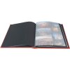 Exacompta photo album MILANO 29x32 cm 60 black pages red