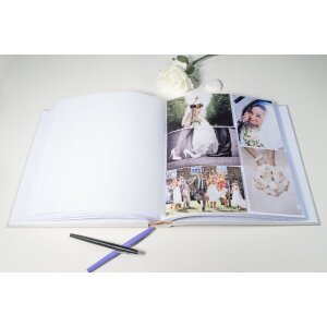 Exacompta photo album 60 pages white 29x32cm country idyll motif