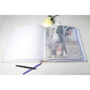 Exacompta photo album 60 pages white 29x32cm country idyll motif