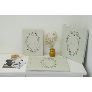 Exacompta photo album 60 pages white 29x32cm country idyll motif