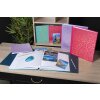 Exacompta photo album Plum Violet 60 pages 29x32cm for 300 photos 10x15 cm