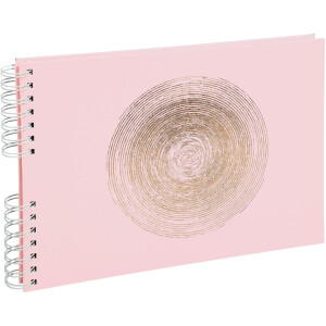 Exacompta 16166E Spiral album 50 pages White 32x22 cm Ellipse Pink