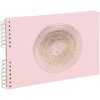 Exacompta 16166E Spiral album 50 pages White 32x22 cm Ellipse Pink