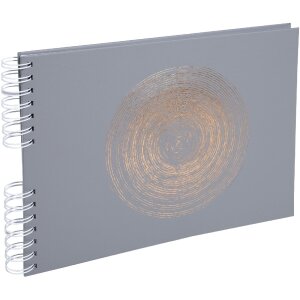 Exacompta 16168E Spiral album 50 pages white 32x22 cm Ellipse grey