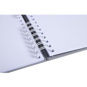 Exacompta 16168E Spiral album 50 pages white 32x22 cm Ellipse grey