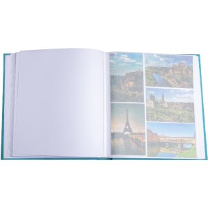 Exacompta 16178E Photo album 60 white pages 29x32 cm Skandi turquoise