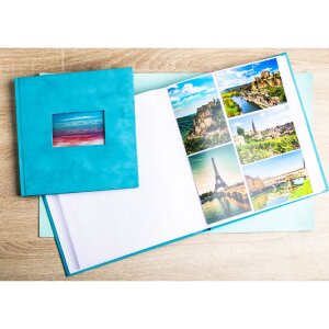 Exacompta 16178E Photo album 60 white pages 29x32 cm Skandi turquoise