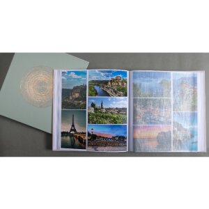 Exacompta 16263E Photo album 60 pages Ellipse grey-green 29x32cm for 300 photos