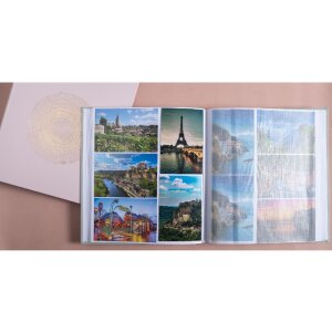 Exacompta 16264E Photo album 60 pages white 29x32cm Ellipse Pink