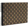 Exacompta Néo Déco photo album black spiral binding 50 black pages 30x30 cm