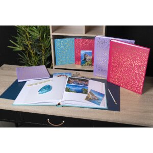 Exacompta 16391E Photo album 25x25 cm Plum Purple Turquoise 30 pages