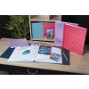 Exacompta 16391E Photo album 25x25 cm Plum Purple Turquoise 30 pages