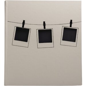 Exacompta 16523E Photo album 60 black pages Polaroid Beige