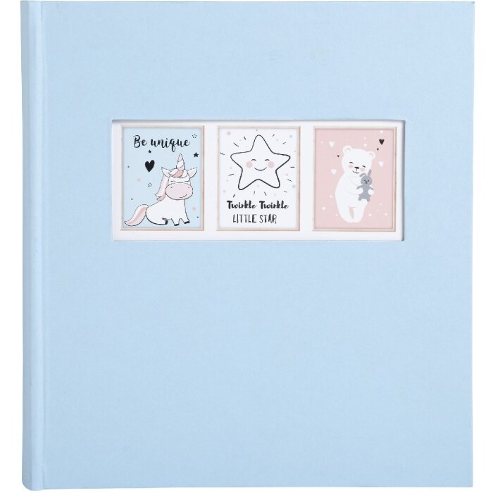 Exacompta 16545E Photo album for children baby photos 60 pages 29x32cm Sweet Light blue