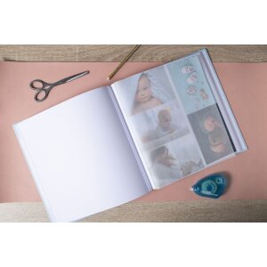 Exacompta 16545E Photo album for children baby photos 60 pages 29x32cm Sweet Light blue