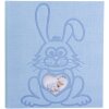 Exacompta photo album TEDDY 29x32 cm 60 pages blue with rabbit motif