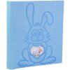 Exacompta photo album TEDDY 29x32 cm 60 pages blue with rabbit motif